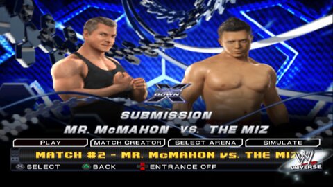 WWE SmackDown vs Raw 2011 Mr. McMahon vs The Miz