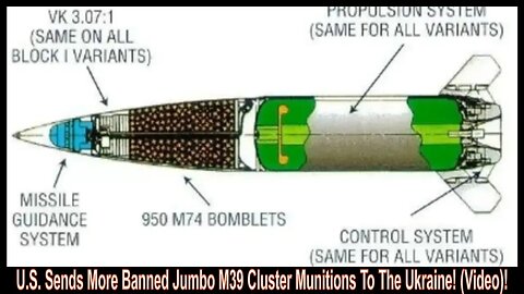 U.S. Sends More Banned Jumbo M39 Cluster Munitions To The Ukraine! (Video)!