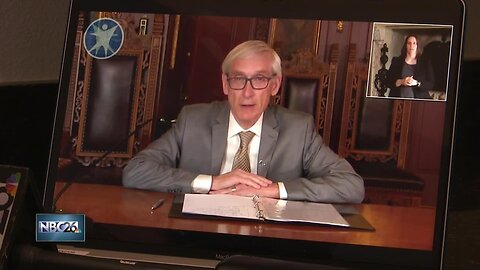 Gov. Tony Evers briefs public after Wisconsin Supreme Court ruling