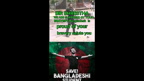 O Bir Shrestha - we are surprised by your bravery! Bangladesh is proud of your bravery salute you