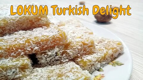Turkish Delight is filled with protein-rich filled with nuts and fruits (Turkish Lokum)