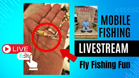 Pond Fly Fishing - Edited #mobile #fishing #livestream