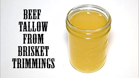 How to Make Beef Tallow from Brisket Trimmings