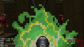 Doom 2 Triangulum Level 5 UV with 100.2% in 10:59