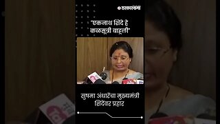 #Shorts | सुषमा अंधारेंचा मुख्यमंत्री शिंदेंवर प्रहार | Sushma Andhare On CM Eknath Shinde