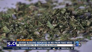 Severe bleeding reported in Maryland from synthetic marijuana
