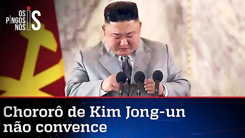 Ditador da Coreia do Norte chora e pede desculpas