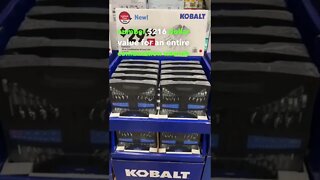 KOBALT Combination Wrench Set Deal!