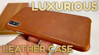 The Most Luxurious Vintage Leather iPhone Case by Toovren Review