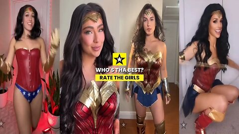 Rate the Girls: Best Wonder Woman Cosplay Costume Showdown - DC Comics ⚔️🛡️