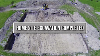 DIY Excavation of the Homesite Foundation - Solo Building Project