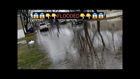 OMG! FLOODING MUST SEE Cedarwood Trails Mobile Home Manufactured Home Fort Wayne Indiana