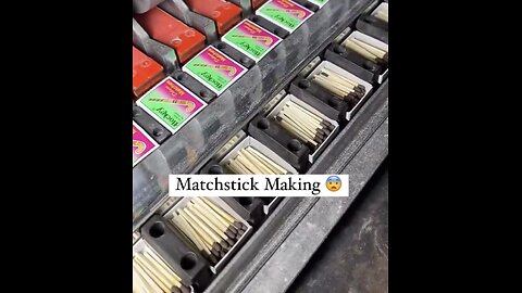 MAKING MATCHES STICKS👷‍♂️🏭🌳🪵🪄🚬TO IGNITE FIRE🔥🪄🌳🪵🔥💫