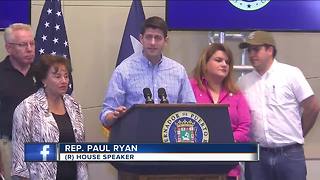 House Speaker Paul Ryan surveys damage in Puerto Rico