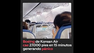 Boeing de Korean Air roza la tragedia tras perdida súbita de altura