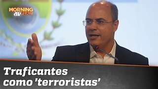 Em discurso de posse no RJ, Witzel promete tratar traficantes como 'terroristas'