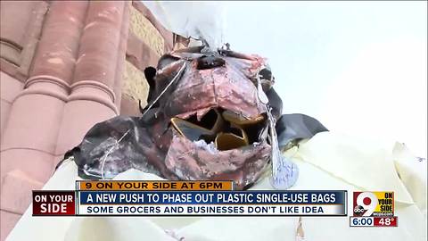 A new push to ban plastic bags in Cincinnati