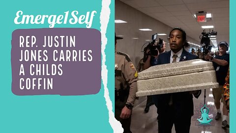 Rep. Justin Jones Carries a Childs Coffin! Publicity Stunt