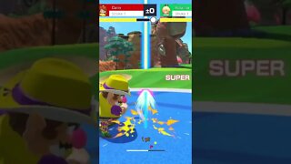 Wario Gameplay - Mario Golf: Super Rush