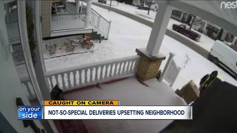 Lakewood homeowner's surveillance camera catches delivery driver tossing Amazon packages