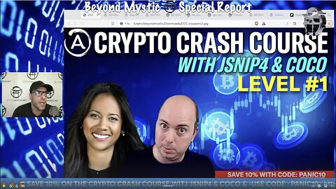 🔥NOW AVAILABLE - CRYPTO CRASH COURSE WITH JSNIP4 & COCO
