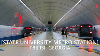 Tbilisi Walks: State University Metro Station