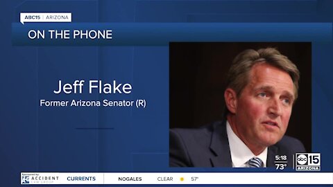 Former Senator Flake endorses Joe Biden