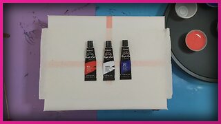 35. Acrylic Paint Flip Cup Painting Embellished with Glitter and UV Resin