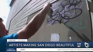 Local artist makes San Diego's eyesores beautiful