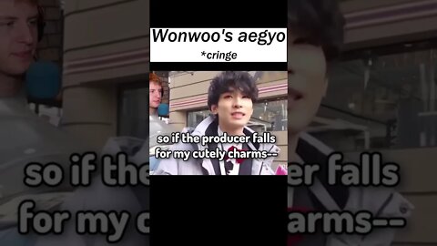 wonwoo AEGYO! CRINGE