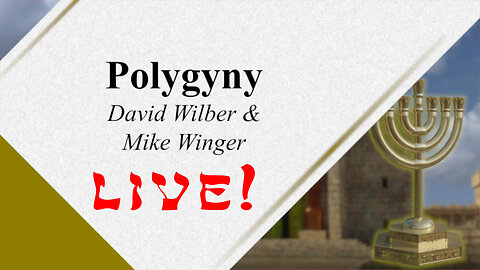 Polygyny 108 - Rebuttal to David Wilber & Mike Winger - God Honest Truth Live Stream 01/19/2024