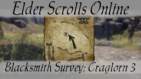 Blacksmith Survey: Craglorn 3 [Elder Scrolls Online]
