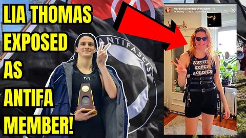 NCAA Swimming Champ Lia Thomas EXPOSED as ANITFA MEMBER! THIS IS NUTS!