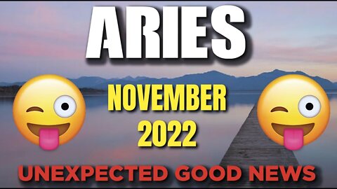 Aries ♈️ 😲🤩 UNEXPECTED GOOD NEWS😲🤩 Horoscope for Today NOVEMBER 2022 ♈️ Aries tarot ♈️