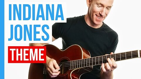 Indiana Jones ★ Theme ★ Guitar Lesson Acoustic Tutorial [with PDF]