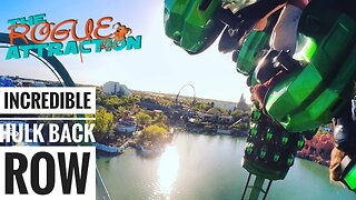 Universal Studios Islands Of Adventure | Back Row On The Incredible Hulk