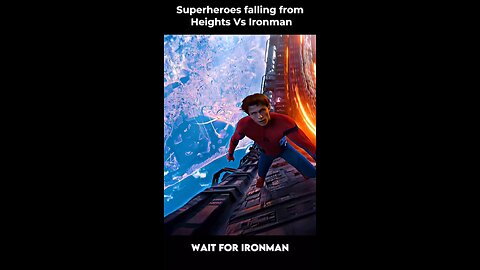 Super Hero Falling From Highest Vs Ironman #ironman #marvel #avenger