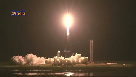 SpaceX rocket carrying multinational Crew 7 Liftoff from NASA's Kennedy Space Center!