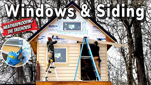 Installing Windows In New Construction || Lap Siding Installation