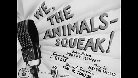 1941, 8-9, Looney Tunes, We, the Animals Squeak