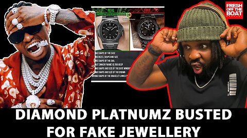 FUGAZY ALERT * DIAMOND PLATNUMZ BUSTED FOR WEARING WATCH