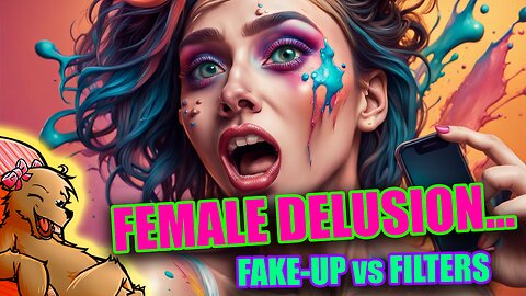 FEMALE DELUSION - FAKE-UP VS FILTERS