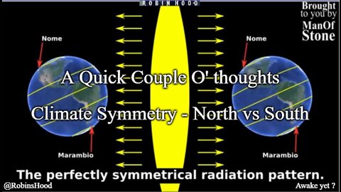 A Quick Couple O' thoughts - Climate Symmetry - North vs South