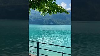 Lake Brienz in Switzerland 🇨🇭 #lakebrienz #switzerland🇨🇭 #shorts