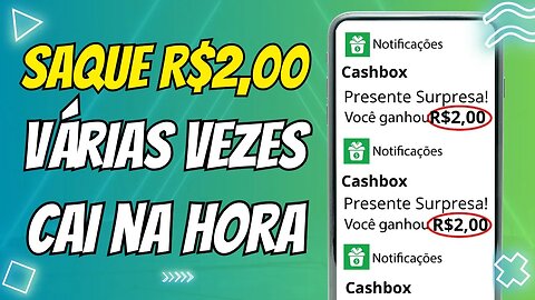 [SAQUE R$2,00 VÁRIAS VEZES] APP PARA GANHAR DINHEIRO DE VERDADE em 2023 e Já CAI NA HORA via PIX