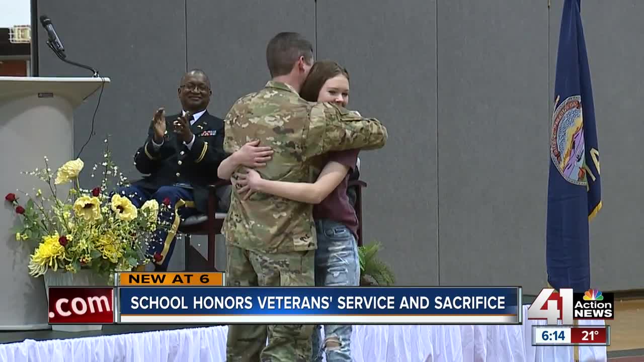 Air Force staff sergeant surprises sister at BV West assembly after months away