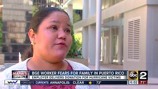 BGE worker fears for family in Puerto Rico