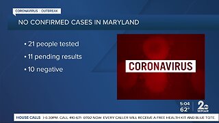 11 undergoing coronavirus testing in Maryland