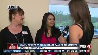 Susan G. Komen grants fund breast cancer treatments