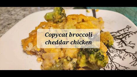 Copycat cracker barrel broccoli cheddar chicken #chickenrecipe #crackerbarrel